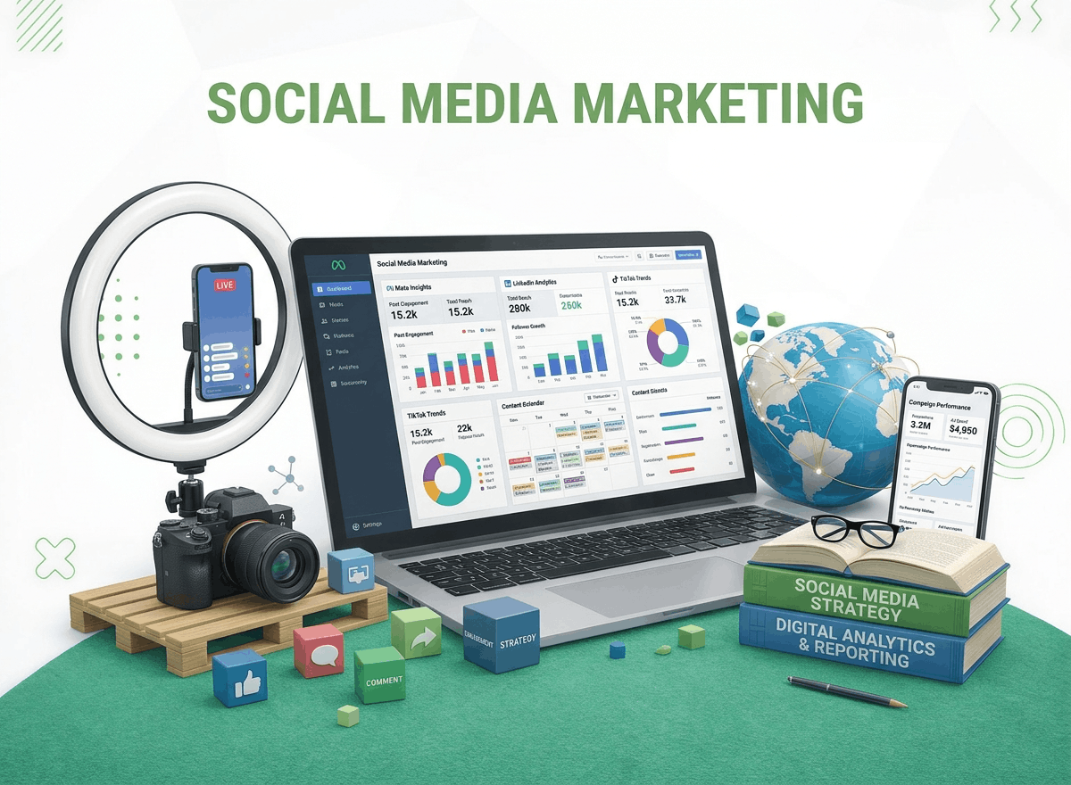 Social Media Marketing by Web Excels Learning Center